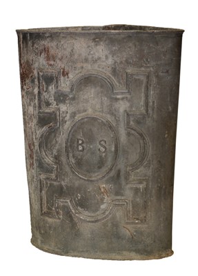 Lot 609 - Late George III lead water tank