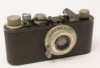 Lot 1358 - A Leica I camera with 50mm  & 90mm lenses