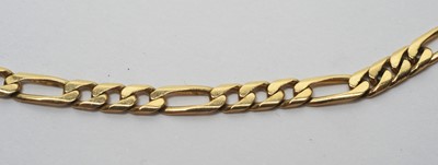 Lot 207 - A 9ct yellow gold curb link necklace