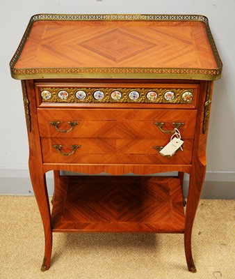 Lot 125 - A 20th Century Louis XVI style side cabinet