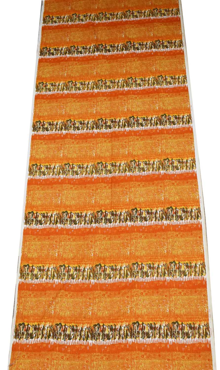 Lot 1022 - Vintage fabric, "Vibration" by Nicola Wood