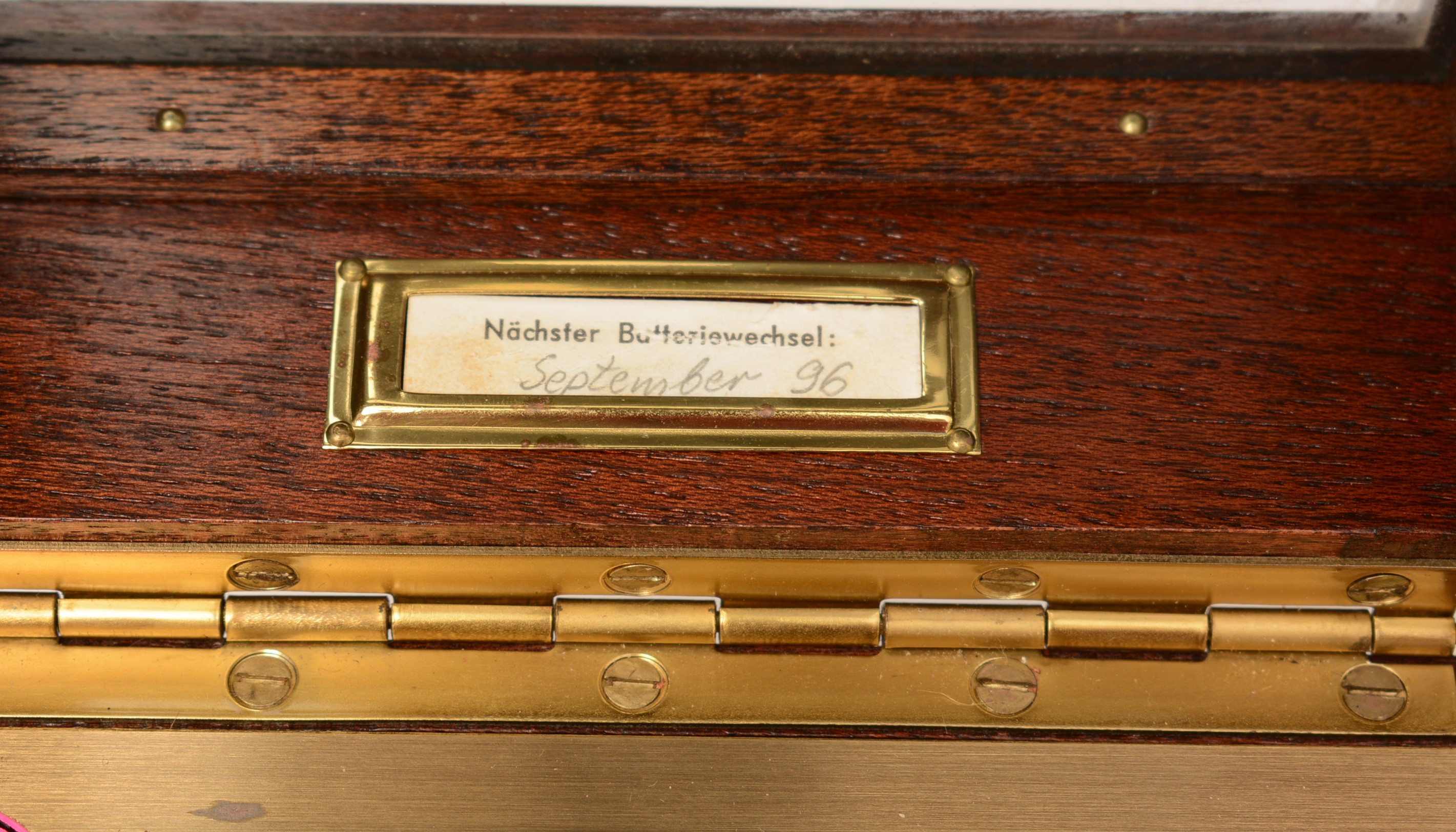 Lot 1354 A 20th Century Marine Quartz chronometer by