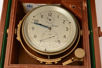 Lot 1355 - A modern marine chronometer by Thomas Mercer