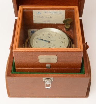 Lot 1355 - A modern marine chronometer by Thomas Mercer