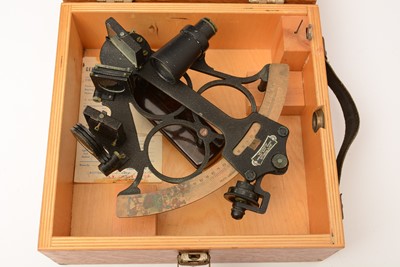 Lot 1357 - A 20th Century Hezzanist sextant by Heath Navigational Ltd