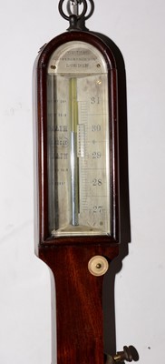 Lot 1200 - Ship's barometer by Hughes of London