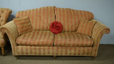 Lot 10 - 20th Century Duresta sofa and matching armchair