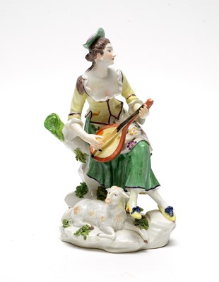 Lot 528 - Pair Meissen style figures