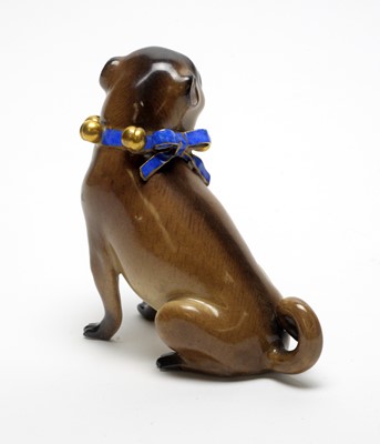 Lot 529 - Meissen Pug