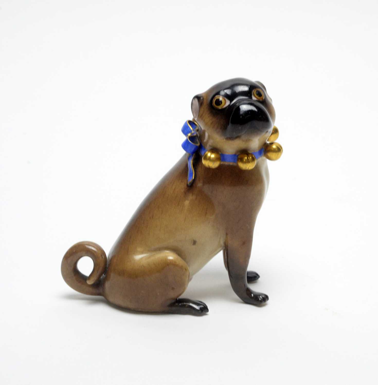 Lot 529 - Meissen Pug