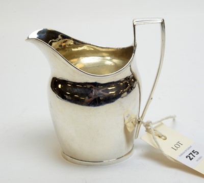 Lot 275 - A George III silver jug