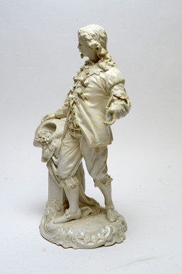Lot 531 - French porcelain cavalier