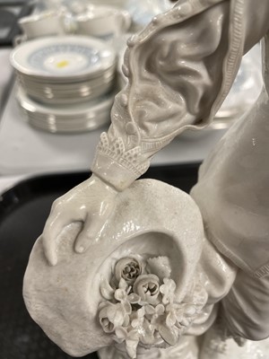 Lot 531 - French porcelain cavalier
