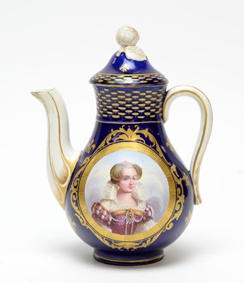 Lot 495 - Sevres style coffee pot