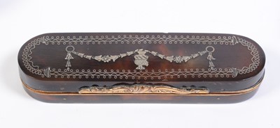 Lot 224 - George III tortoiseshell toothpick case; and two snuff boxes, various.