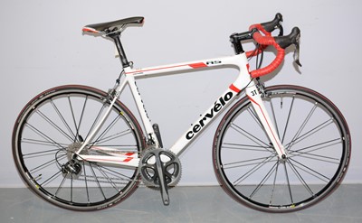 Lot 523 - A Cervelo RS carbon-framed road bicycle