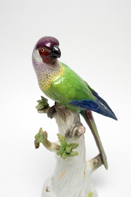 Lot 541 - Meissen figure of a parrot