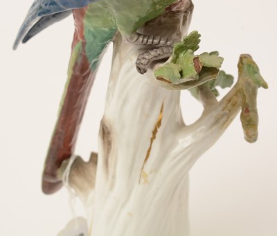 Lot 541 - Meissen figure of a parrot