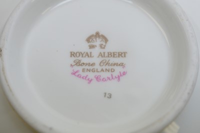 Lot 421 - Royal Albert 'Lady Carlyle' pattern part dinner service