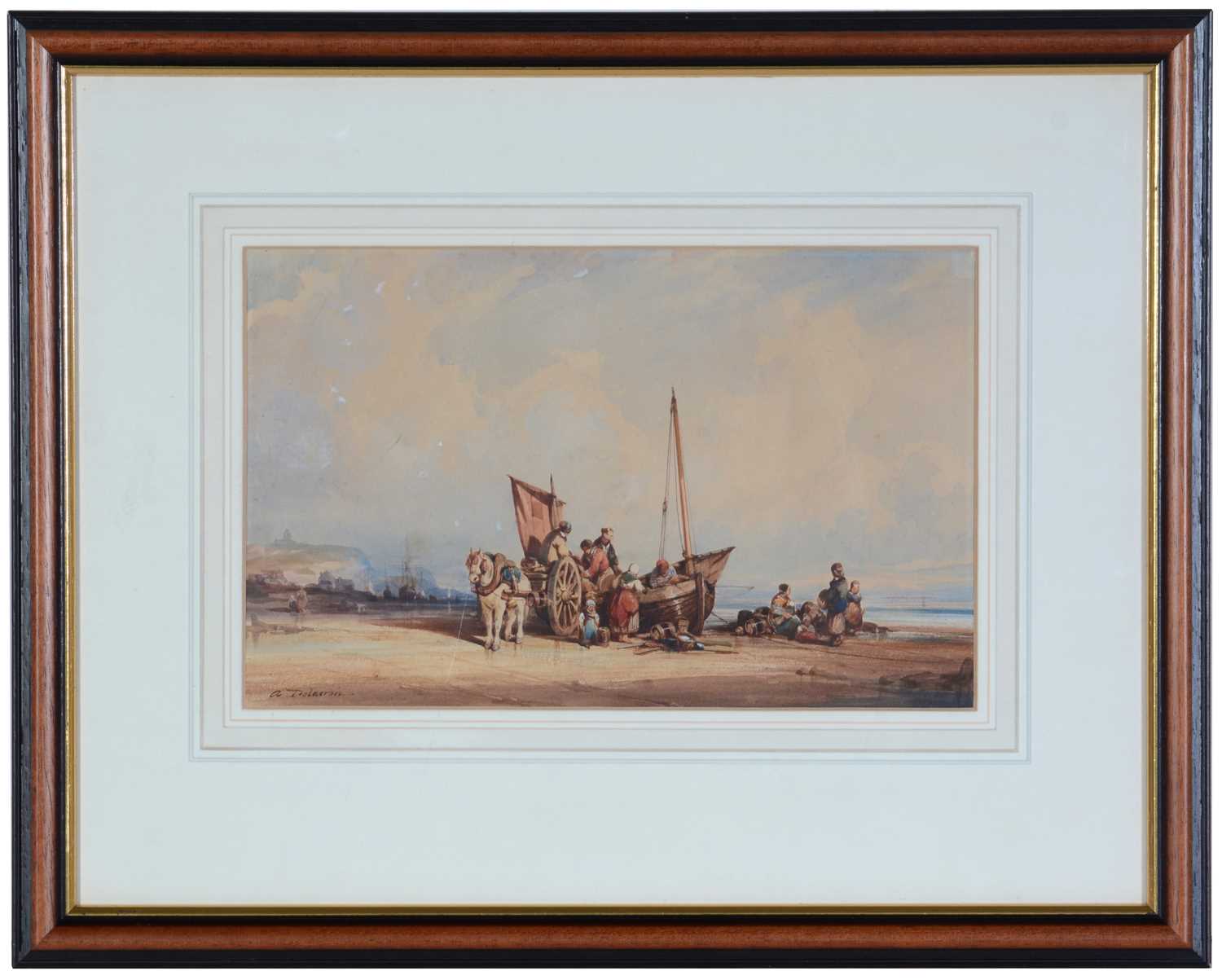 Lot 245 - Auguste Delacroix  - watercolour
