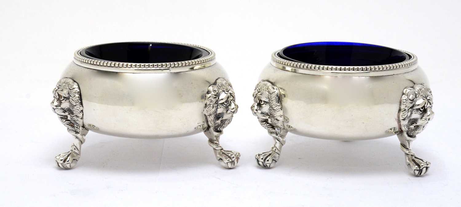 Lot 175 - A pair of Victorian silver salts