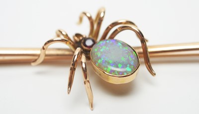 Lot 67 - An early 20th Century spider brooch