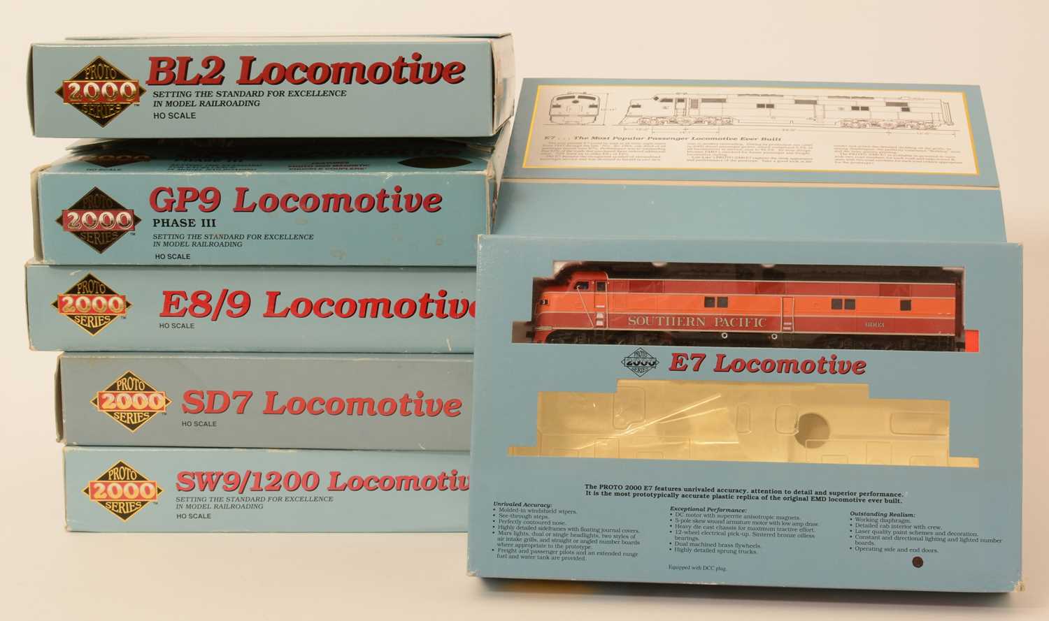 Lot 1 - Six Proto 2000 Series locomotive sets.