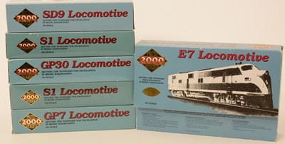 Lot 5 - Six Proto 2000 Series HO-gauge locomotives.