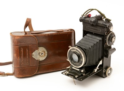 Lot 1363 - A Voigtlandänder Prominent folding camera.
