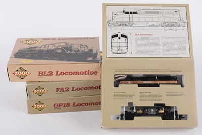 Lot 10 - Four Proto 2000 Series HO-gauge locomotives,...