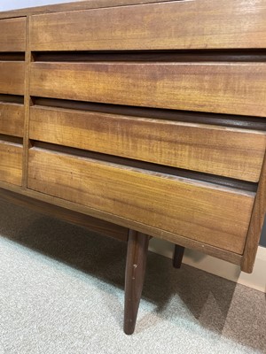 Lot 51 - A mid Century teak sideboard in the 'Long Tom' style.