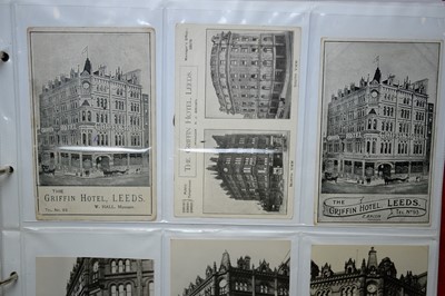 Lot 296 - Selection of postcard albums and loose postcards