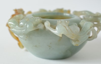 Lot 468 - Chinese Jade Chilong water pot.