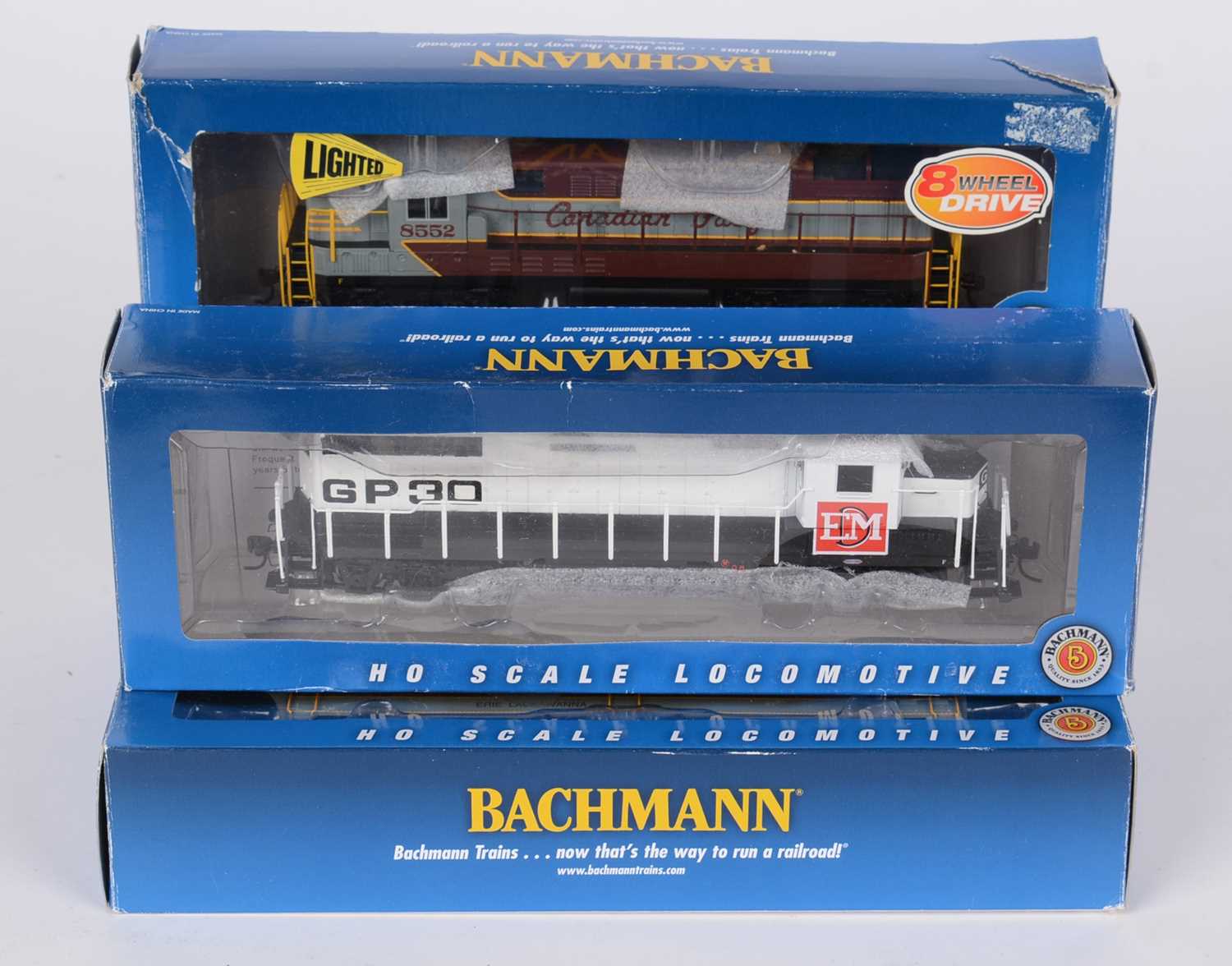 Lot 98 - Five Bachmann HO-gauge model locomotives