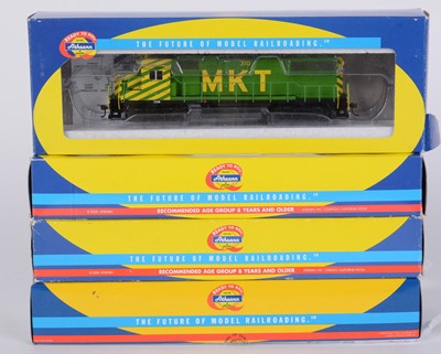 Lot 132 - Four Athearn model diesel electric locomotives