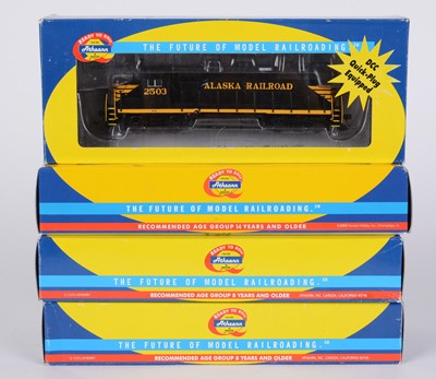 Lot 135 - Four Athearn model diesel electric locomotives