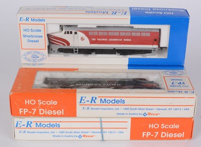 Lot 154 - E-R Models HO-gauge diesel electric locomotives