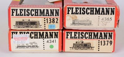 Lot 195 - Four Fleischmann HO-gauge diesel electric locomotives