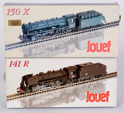 Lot 204 - Two Jouef HO-gauge steam collection model steam locomotive and tenders