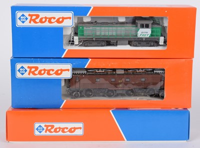 Lot 217 - Three Roco HO-gauge diesel electric locomotives