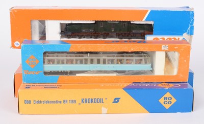 Lot 222 - Four Roco HO-gauge diesel electric locomotives