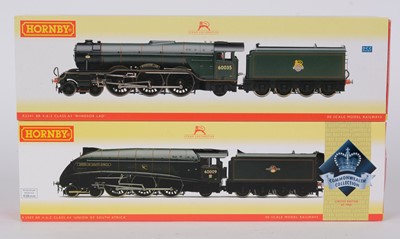 Lot 255 - Two Hornby 00-gauge locomotives with tenders