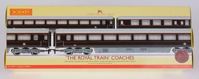 Lot 273 - Hornby 00-gauge The Royal Train Coaches