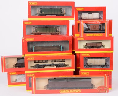Lot 301 - Thirty-four Hornby 00-gauge items of freight stock