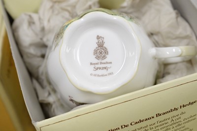 Lot 588 - Selection of boxed Royal Doulton Jill Barklem's Brambly Hedge ceramics