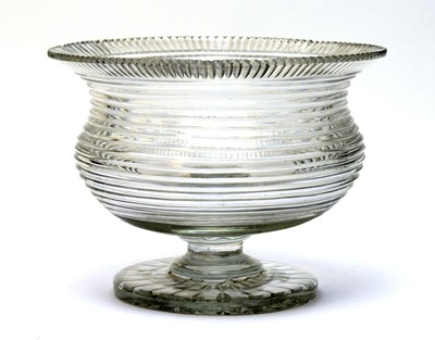 Lot 548 - Irish glass footed bowl