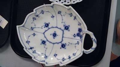 Lot 417 - Two Royal Crown Derby plates; along with two other plates and a Royal Worcester Jug