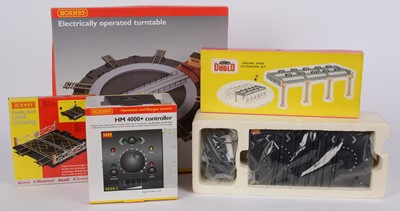 Lot 377 - Two Hornby Controllers and other items
