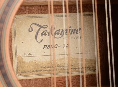 Lot 867 - Takamine P3 DL 12 string guitar