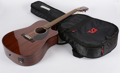 Lot 334 - Fender CD 60SCE electro-acoustic guitar